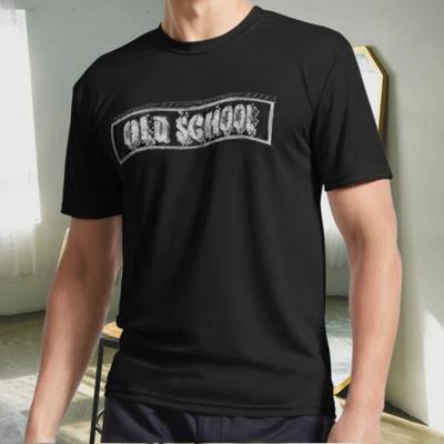 New Shirt OLD SCHOOL Logo Active T-Shirt Funny Size S To 5XL