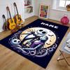 Custom Jack Mat Personalized Name, Polyester Washable Indoor Entryway Rug, Gift for Christmas, Easter, Thanksgiving Day
