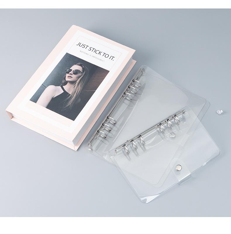 A7/A5/A6/A4/B5 Transparent PVC Planner with Ring Binder and Notebook Cover
