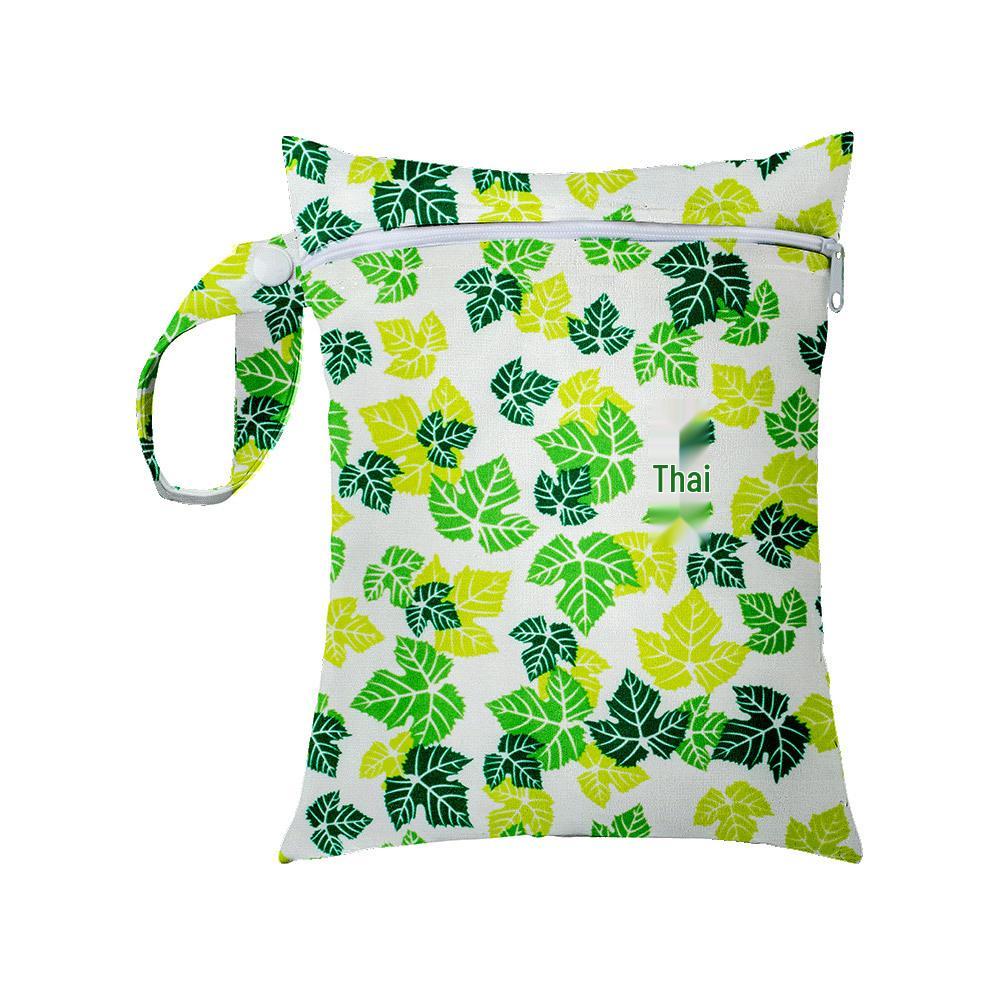 20x25CM Cartoon Print Waterproof Storage Bag - Single Pocket, Wet/Dry, for Baby Stroller