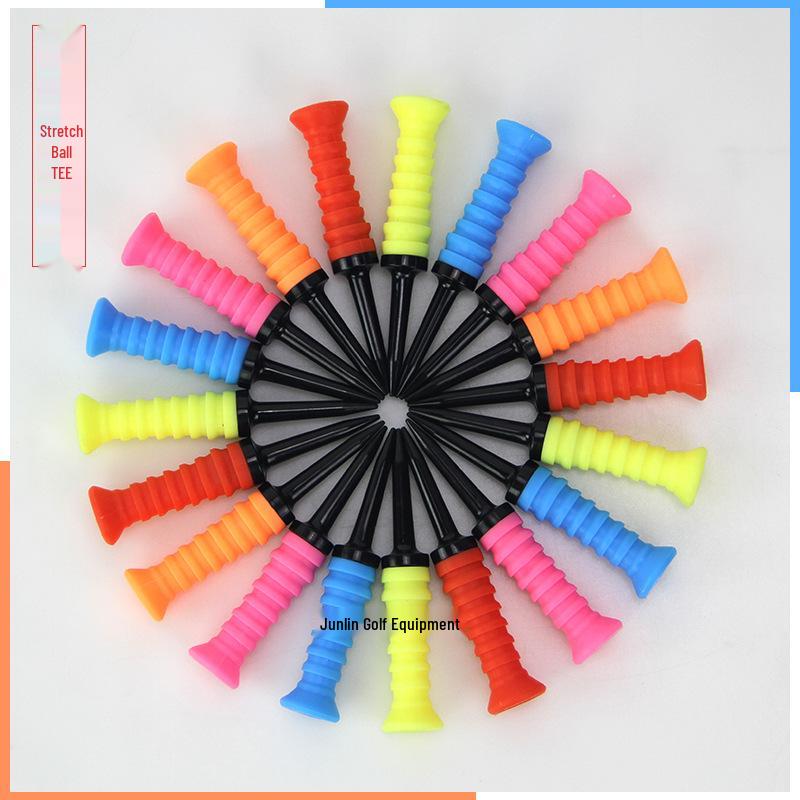 Elastické golfové odpaliště - Měkký gumový omezovač, K dispozici v 5 barvách