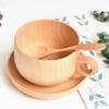 Holzmilchbecher Küchenwasserbecher Outdoor-Teereisebecher Perfekte Geschenke für Freunde