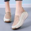 Women's Slip-On Thick-Soled Sponge Cake Loafers - Versatile, Non-Slip, Casual Flats In Large Sizes.