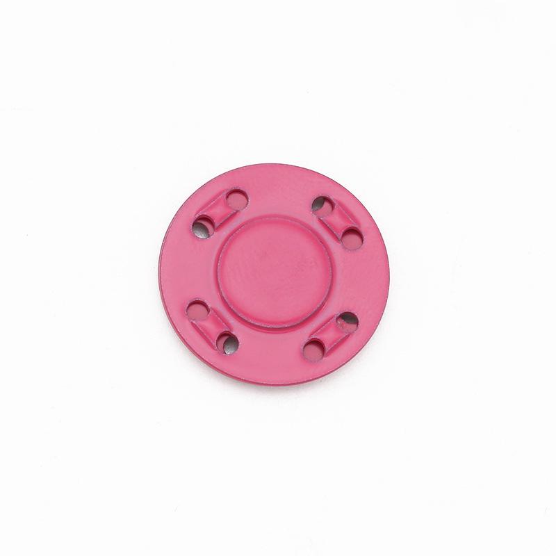 Colored Metal Buttons with Strong Magnetic Snaps - Ultra-Thin, Invisible Fastening, Ideal for Coats and Concealed Use