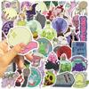 50PCS Witch Design Stickers Waterproof PVC Material For Personalizing Devices Books Accessories Easy Apply Remove
