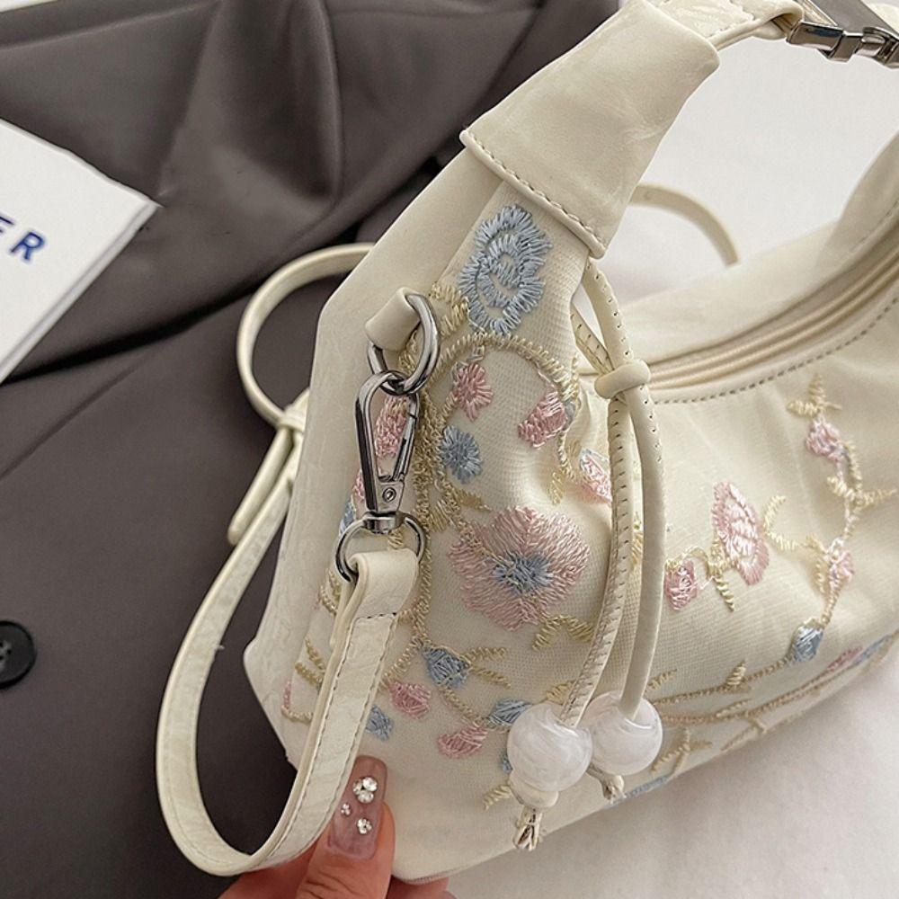 Canvas Hanfu Embroidery Handbag Embroidered Cheongsam Bag Retro Chinese Style Handbag Wedding