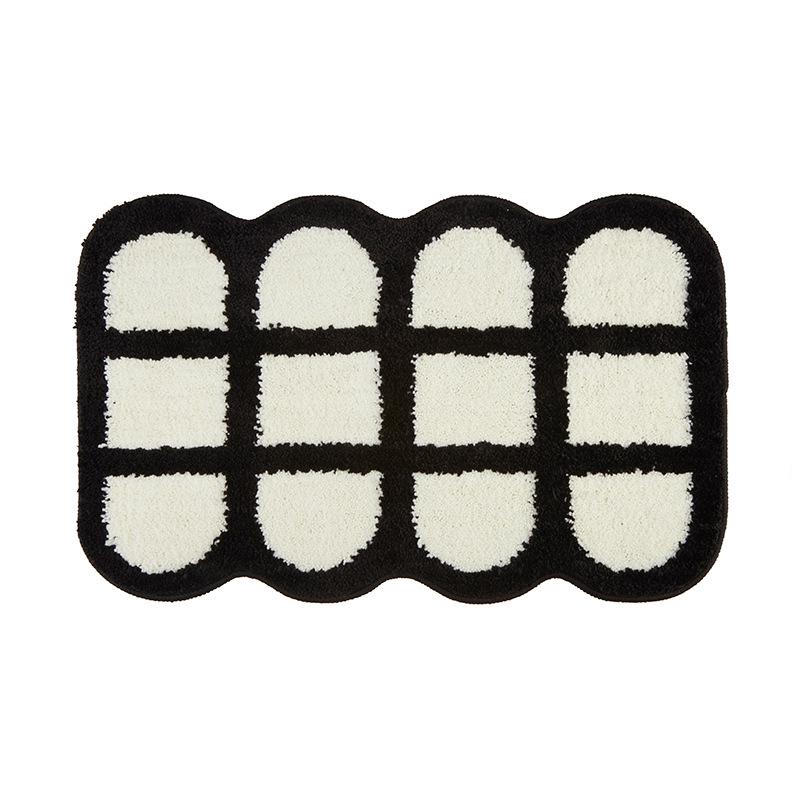 Nordic Non-Slip Bathroom Absorbent Mat for Toilet, Doorway, or Bedroom.