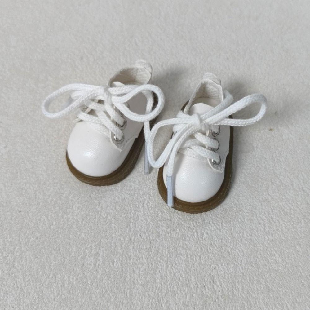 Cool Doll Accessories Multiple Colors Lace-Up Leather Shoes Dress Up Shoes for 1/8 Doll