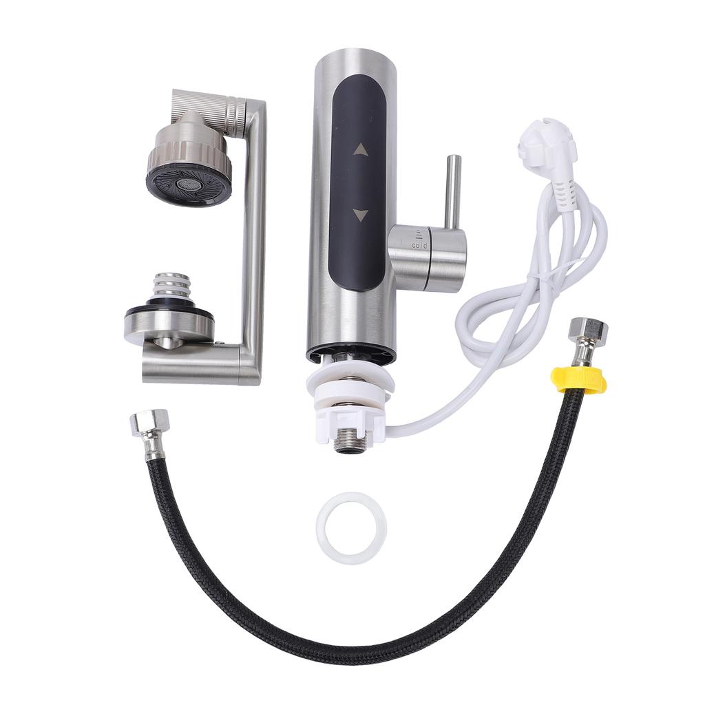 3000W Electric Heating Faucet 220V Tankless Hot Water Heater Faucet with LED Temperature Display