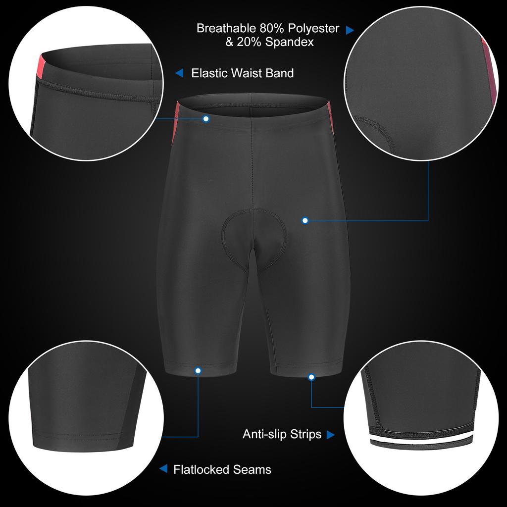 Cycling Clothing Set Men Breathable Quick Dry Comfortable Short Sleeve Jersey and Padded Shorts Cycling Clothing Set