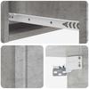 Wall Mounted Side Table Concrete Grey 59 x 34.5 x 17 cm