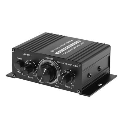 AK170 Home Theater Amplifiers 400W DC 12V 2 Channel HIFI Digital Stereo Audio Power Amplifier for Home Car Radio Karaoke Speaker