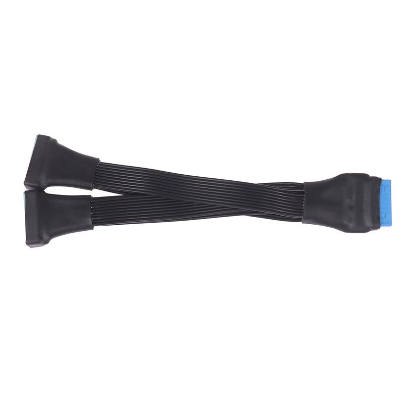 Usb 3.0 19kolíkový/20kolíkový vnitřní prodlužovací kabel 1 až 2 prodlužovací rozbočovací kabel Vlastní prodlužovač pro základní desku