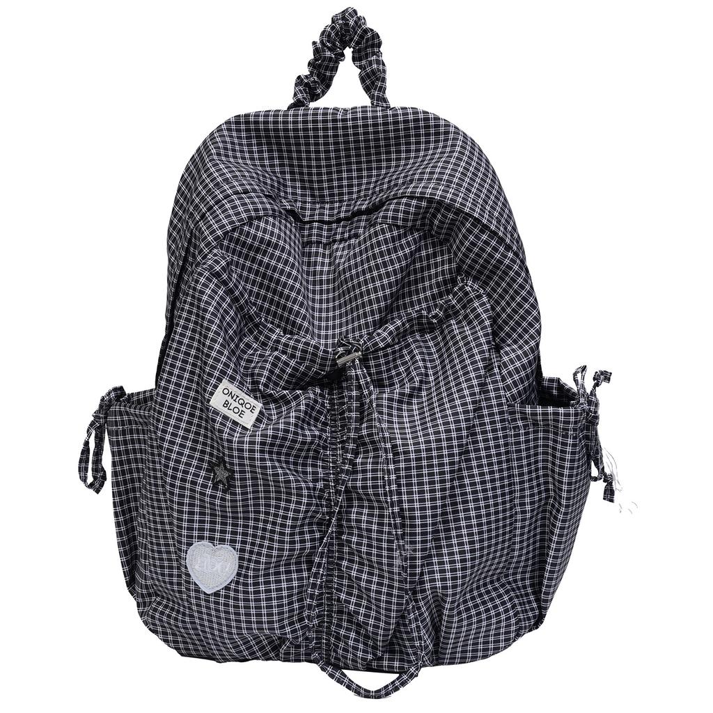 Schoolbag Japanese large-capacity versatile plaid backpack 1011 new women's simple nylon mountaineering bag schoolbag casual backpack