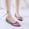 Shallow Shoes Women's Pointed Toe Flat Shoes Color Matching All-match All-match Season Shoes Flat Heel Non-slip Casual Shoes Light and Soft