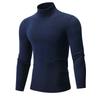 Men S Half Turtleneck Knit Sweater Solid Color Casual Spring Autumn