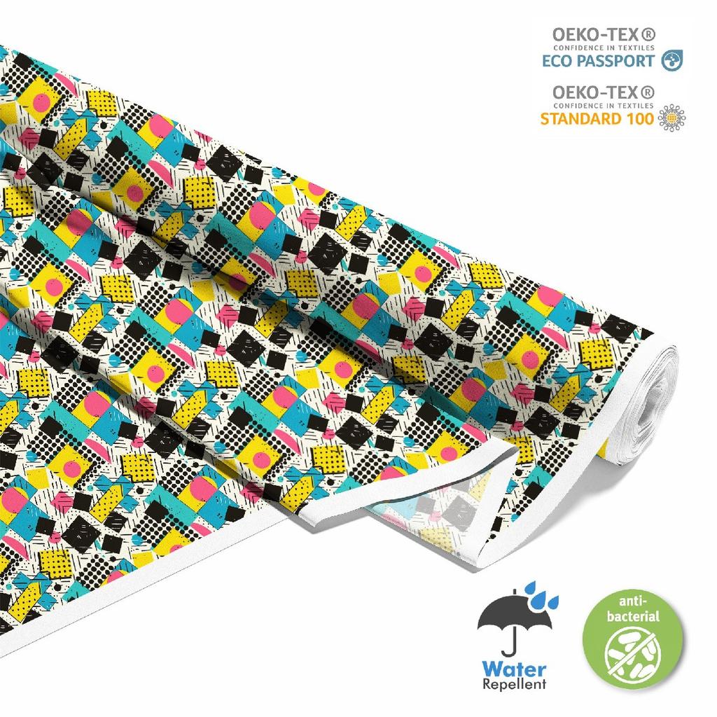 Outdoor Dekostoffe Oxford - Motiv Geometrisch I Dx3275