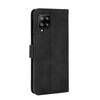 For Samsung Galaxy A42 5G Solid Color Skin Feel Magnetic Buckle Horizontal Flip Calf Texture PU Leather Case with Holder & Card Slots & Wallet(Brown)