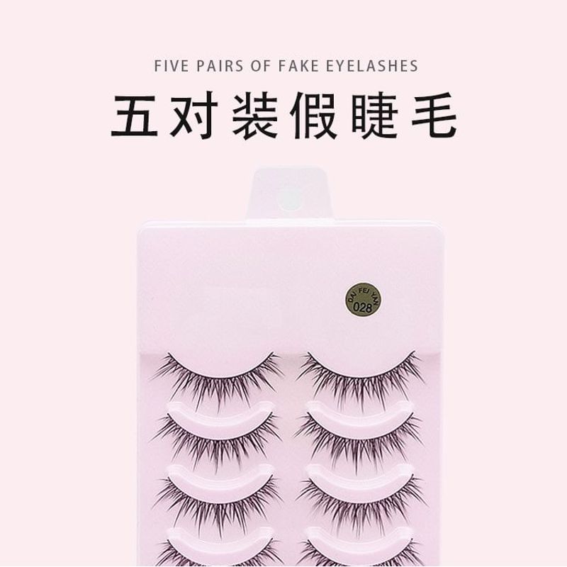 Lashie - Zarte Mehrfachpackung künstliche Wimpern