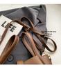 Women's Retro Fashion Bucket Bag - 2025 Autumn/Winter Vegetable Basket Handbag & High-End Niche Messenger Bag