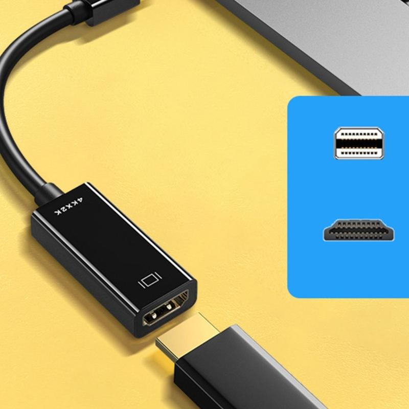 Gold Plated Mini  To Hdmis Converters 4K60Hz Audios Syncing Cable For Projectors TVs Display Streaming Devices