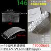 16-Tooth PS Material Transparent Comb Plastic Insert Comb Hair Styling Tool Korean Fashion Hair Comb DIY Super Tool