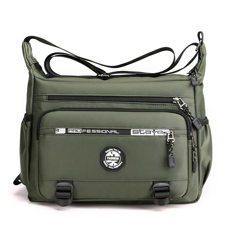 Men's Messenger Bag Crossbody Shoulder Bags Men Small Sling Pack for Work Business Waterproof Oxford Packs Satchel Purse