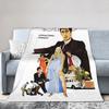 Scarfaces Tony Montana Flannel Throw Blankets The Eyes Chico for Bedding Knitted Blanket Gift Warm Breathable Throws