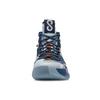New LiNing SONIC 8 Anti Slip And Wear Resistant Water Resistant High Top Basketball Shoes Blue ABAQ107-4