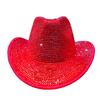 New Rhinestone Cowboy Hat Fedora Hat for Men and Women Jazz Hat Party Stage Performance Hat  sombrero vaquero