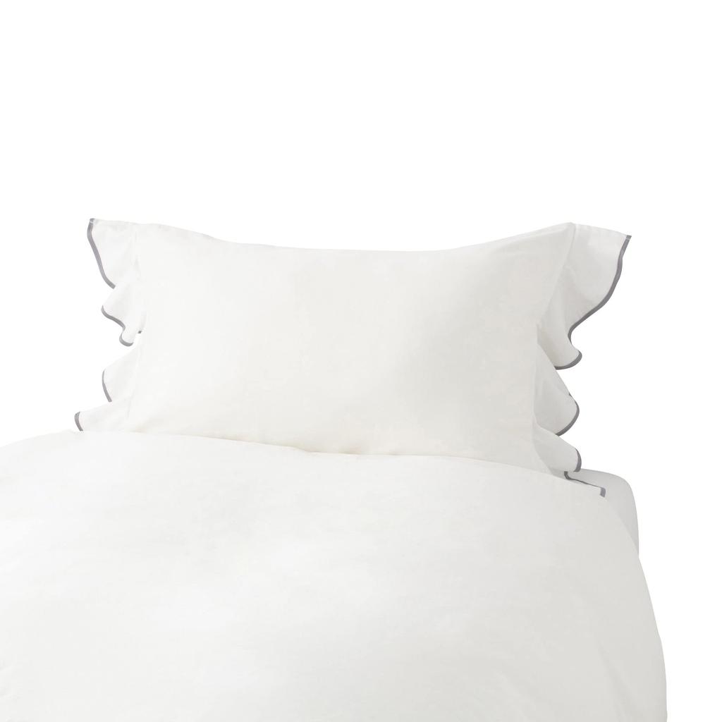 Francfranc Luance White Pillowcase, 700x500,