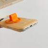 Ultra Thin Hard PC  Card Holder Clear Bracket Grip Magneti Case For iPhone 17 16 15 14 13 Pro Max For Magsafe Charge Cover