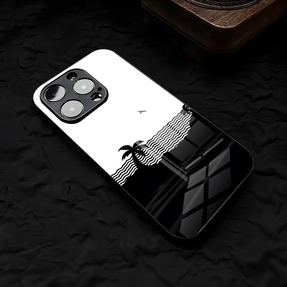 

N-Neighbourhood Band Phone Case For IPhone 17 Air 16 E Pro Max 15 14 13 Mini 12 Pro 11 Max Plus Black Glass Cover iPhone 16 Pro Max