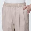 MUJI Easy Tuck Wide Pants AE0WTA4S Hellbeige XL Herren knitterfrei Herren Herren