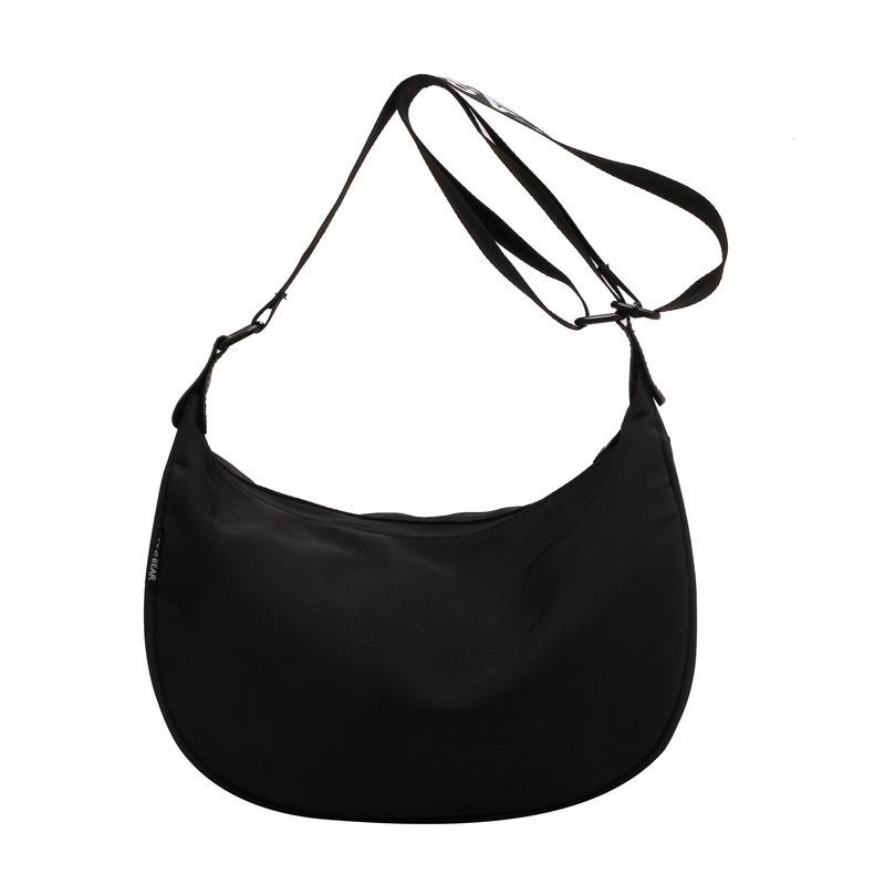 Casual Bag Women's Autumn and Winter New Large-capacity Wide Shoulder Strap Messenger Bag Nylon Cloth Large-capacity Shoulder Bag Tide