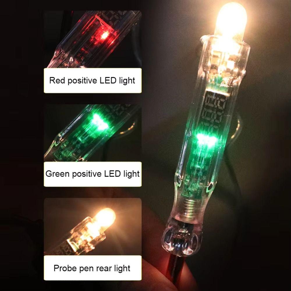 Dual-color Car Light Circuit Tester Lamp LED Light Car Diagnostic Probe  Motorcycle