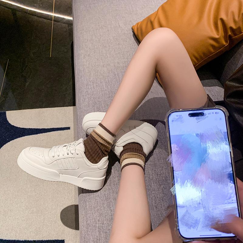 Retro classic sports German training shoes women's winter new fashionable versatile thick-soled heightening casual and comfortable board shoes