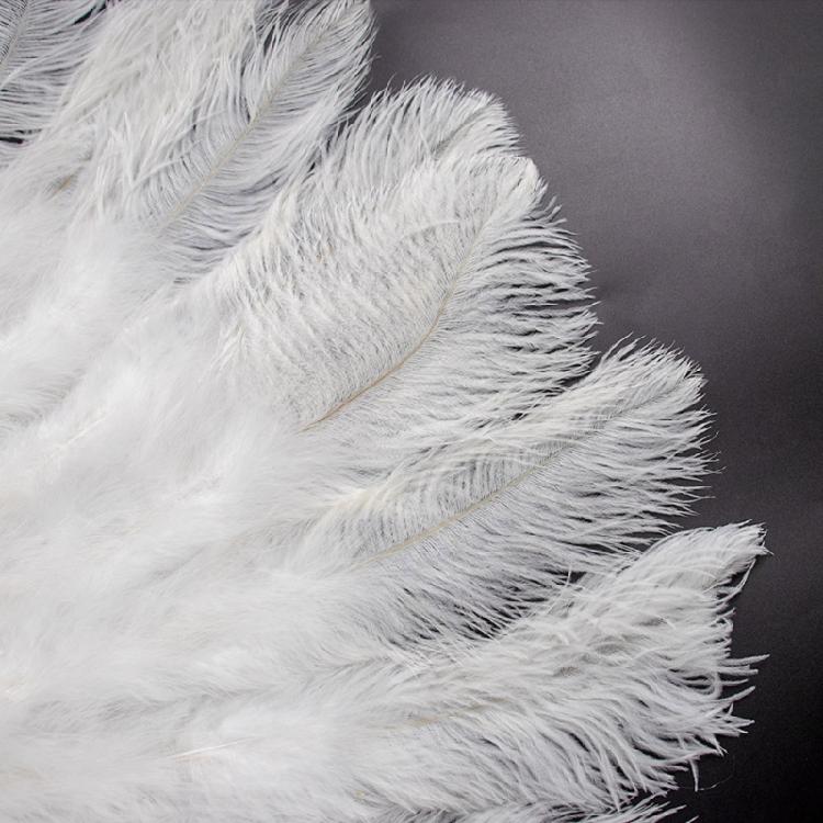 1920s Vintage Feathered Fan Flapper Dance Burlesque Handheld Fan Large Folding Hand Fan Flapper Costume Accessories