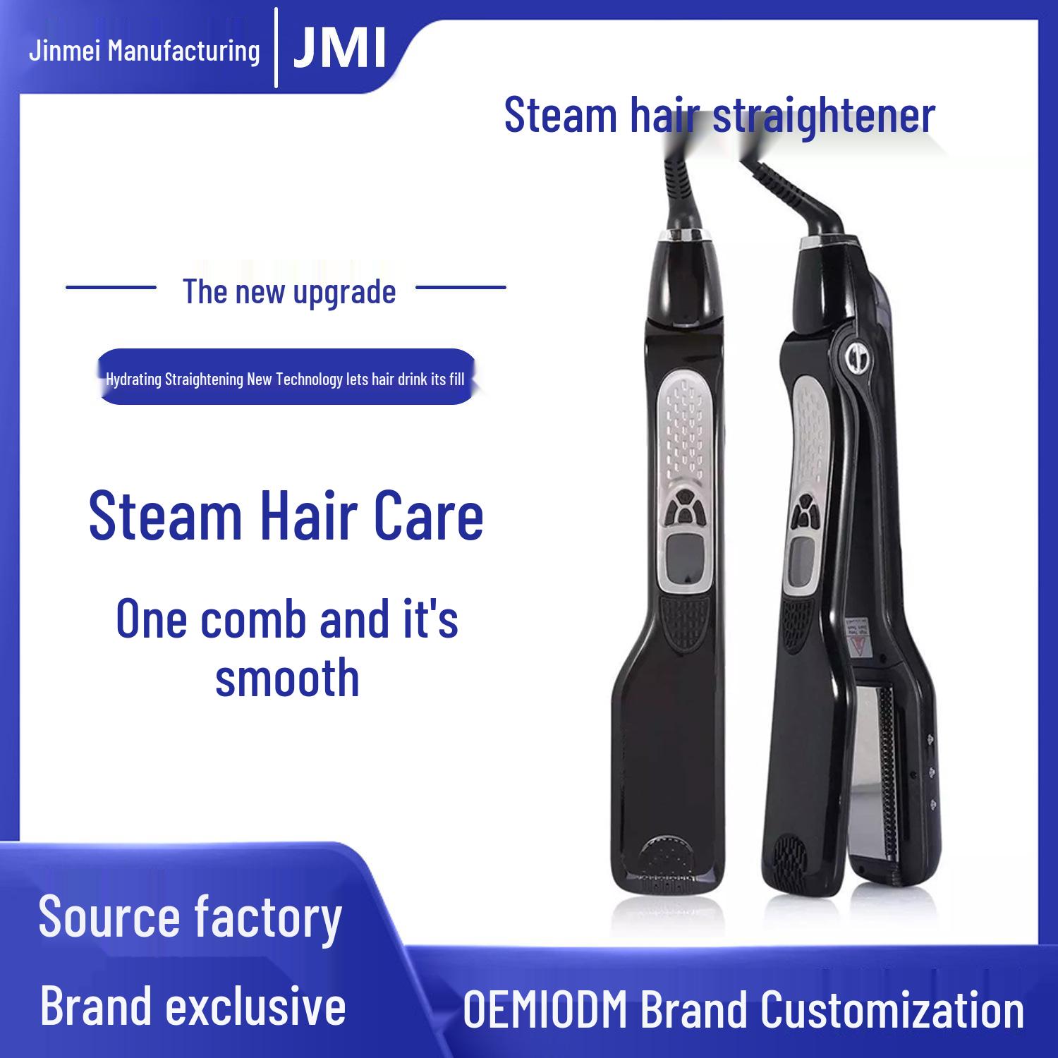 

Temperature-Controlled Ceramic Hair Straightener & Curler with Negative Ion Technology – Gentle on Hair EU Standard чорний