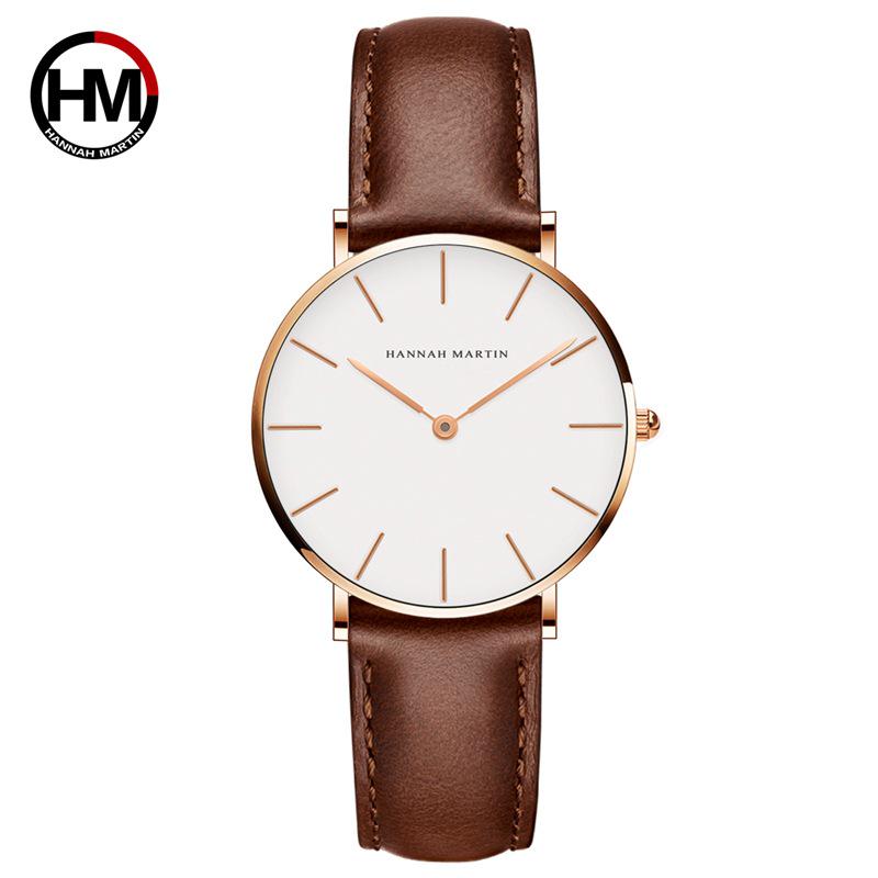 Hannah Martin Damenuhr, wasserdicht, 36 mm, modisch, vielseitig