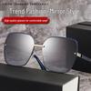 New Women's Polarized Sunglasses - Fashionable European and American Street Style Metal Trend