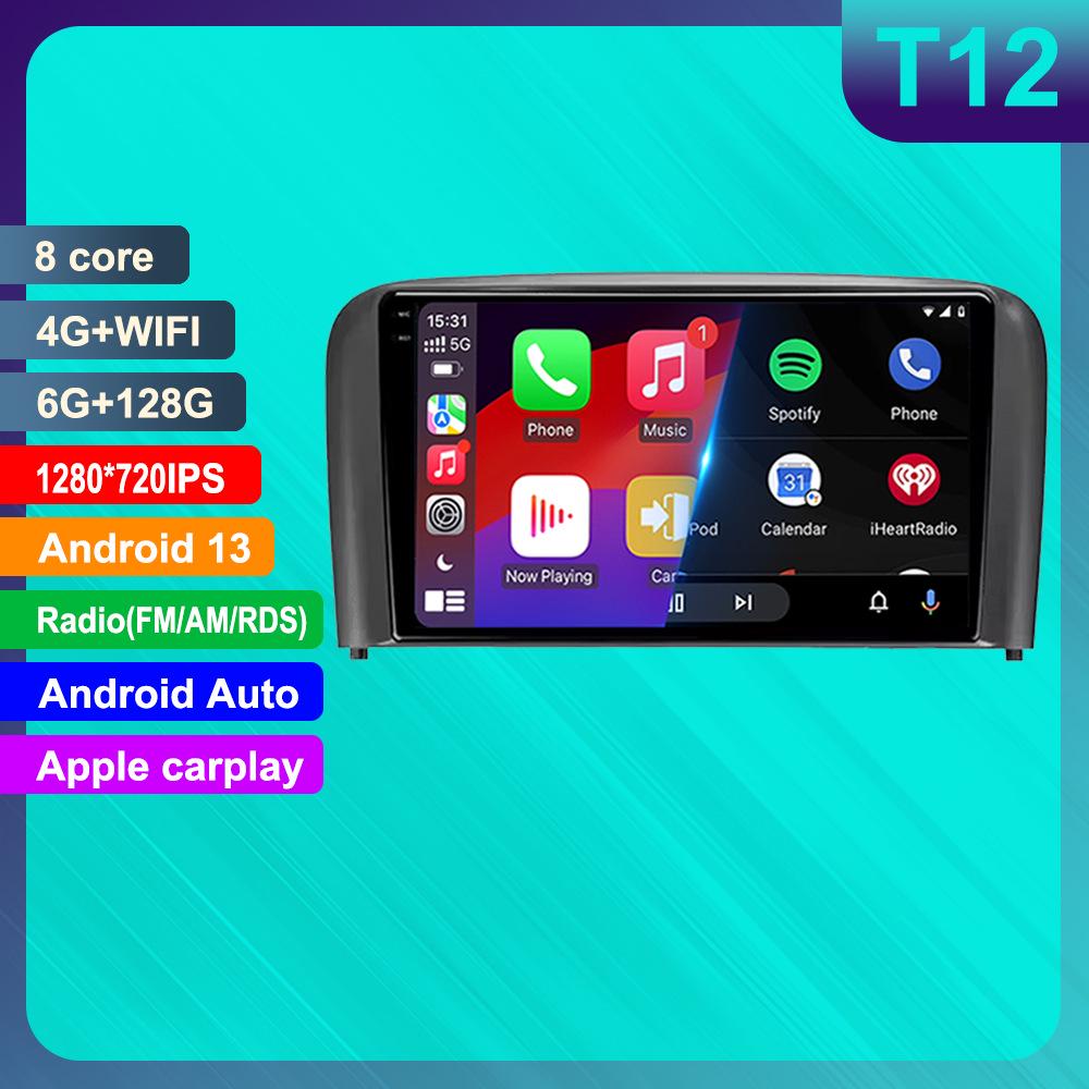 Volvo S80 Compatible GPS Navigation & Android HD Smart Central Control with Reverse Camera and CarPlay.