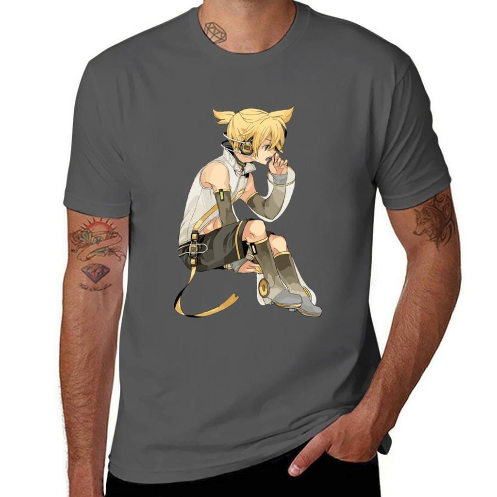 Vocaloid Tshirt Basic Casual Short Sleeve Cotton Shirt