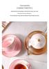 Elegant Nordic Flower Tea Set with Wax Heater