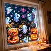 Halloween Glass Window Clings Set for Home Decor