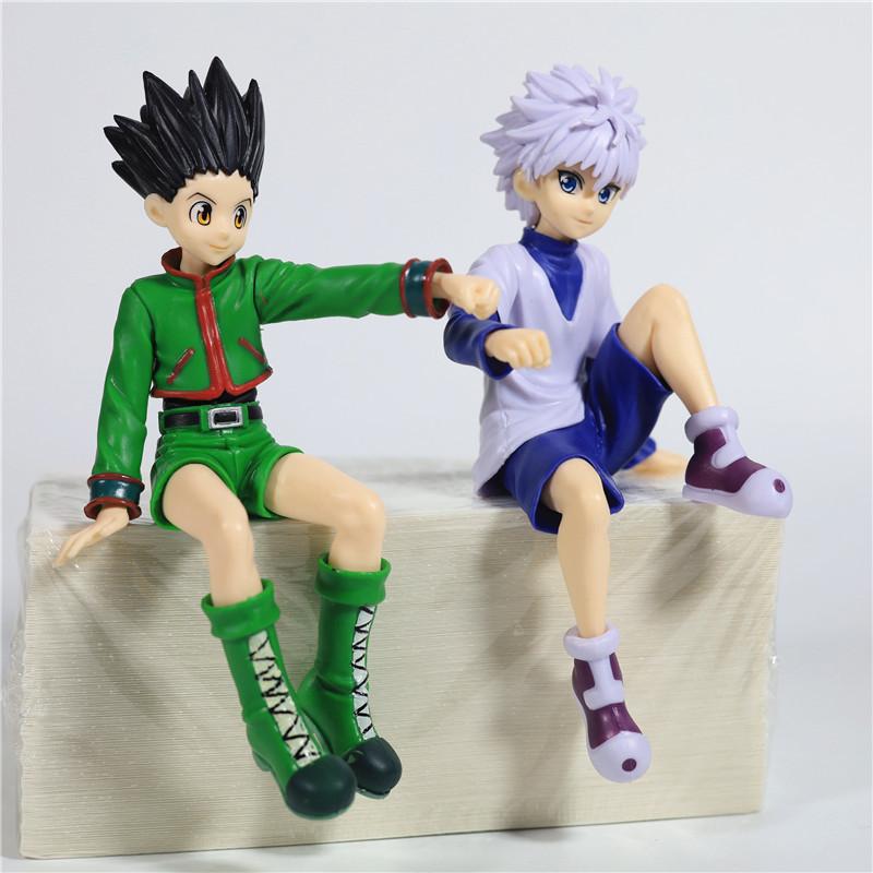 12.5cm Hunter x Hunter Gon Freecss Anime Figure Zoldyck Action Figure Figurine Model Car Ornaments Toys Gift