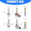 23W 7035 Chip H1 H7 Car LED Headlight Auto Fog Lamp LED Bulb 6000K 12V 23W Car Headlight LED Bulb