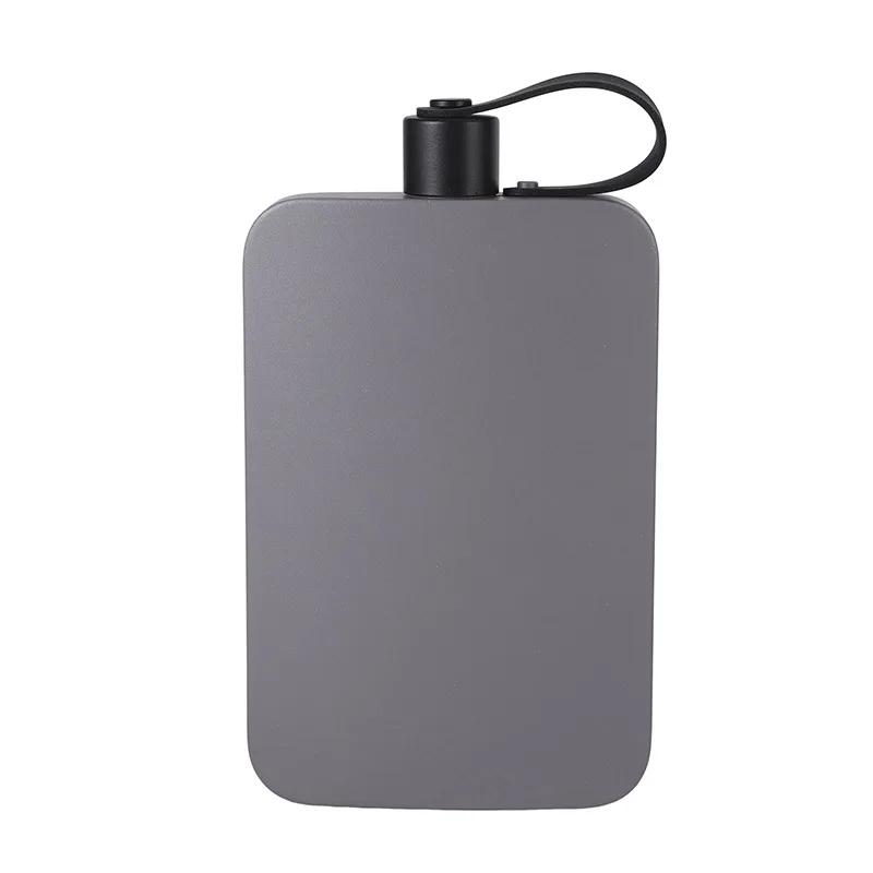 500ml Portable 304 SS Flagon black Whiskey Vodka Wine Pot Hip Flask Alcohol Drinking Bottle bar party outdoor utensil