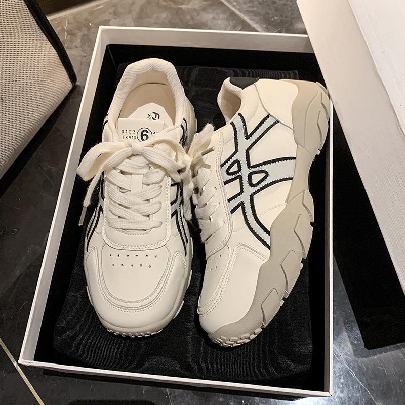 Platform dad shoes women's autumn 2025 new height-increasing casual single shoes Forrest Gump shoes soft-soled sports shoes running shoes