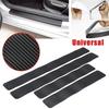 4x Carbon Fiber Car Door Plate Sill Scuff Cover Anti-Scratch Sticker Accessories